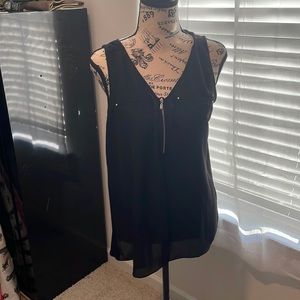 Fortune and ivy mixed material top